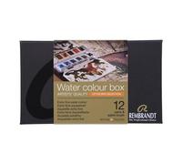 Rembrandt Set di acquerelli professionali scatola di metallo di lusso | Selezione di paesaggi urbani | 12 colori + pennello
