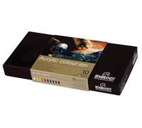 Rembrandt Set di colori acrilici professionali 10 colori (tubetti da 40 ml) | Acrilici di qualità per artisti
