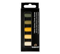 Rembrandt Set professionale di pastelli morbidi Giallo Ocra | 5 pastelli medi