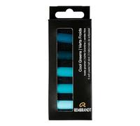 Rembrandt Set professionale di pastelli morbidi Verde freddo | 5 pastelli medi