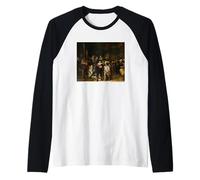 Rembrandt Van Rijn The Night Watch Maglia con Maniche Raglan