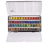 Rembrandt Watercolour Box (48 pans & Sciabola Brush)
