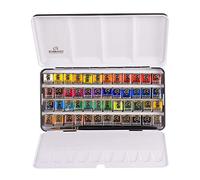 Rembrandt Watercolour Box (48 pans & Sciabola Brush)