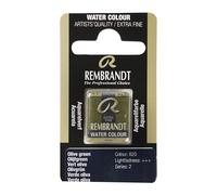 REMBRANDT Watercolour Half Pan OLIVE GREEN (620) Series 2