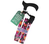 REMEDIA ONE - Bastone Pieghevole in Alluminio Regolabile con Manico Derby e