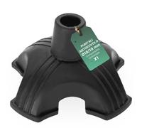 REMEDIA ONE - Puntale Antiscivolo Nero Base Larga per Bastoni in Alluminio