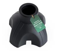 REMEDIA ONE - Puntale Antiscivolo Nero Base Larga per Bastoni in Alluminio