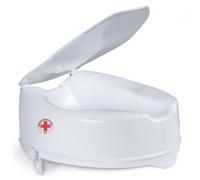 REMEDIA ONE - Rialzo WC per Anziani con Coperchio, Alzata per Wc Regolabile,