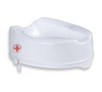 REMEDIA ONE Rialzo WC per Anziani senza Coperchio, Bianco, 14 cm | Alzata per WC Regolabile con Seduta Ergonomica, Alzawater per Protesi Anca, per Anziani e Disabili