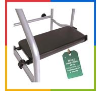 REMEDIA ONE Sedile Imbottito per Deambulatore 4 Ruote Seduta Utile 41 cm Anziani