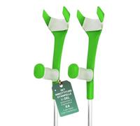 REMEDIA ONE Set 4 Pz Imbottitura per Stampelle Ortopediche Regolabili | Silicone Medicale, Protezioni Ergonomiche per Palmi e Avambracci per Stampelle