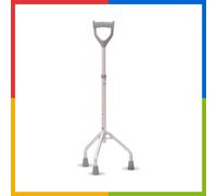 REMEDIA ONE Tripode Bastone Anziani Regolabile Alluminio Base 3 Appoggi 130 kg