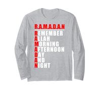 Remember Allah - Ramadan Kareem - Ramadan Mubarak Month 2026 Maglia a Manica