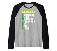 Remember Allah - Ramadan Kareem - Ramadan Mubarak Month 2026 Maglia con Maniche Raglan