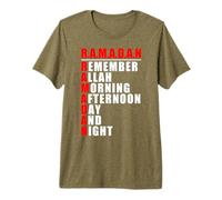 Remember Allah - Ramadan Kareem - Ramadan Mubarak Month 2027 Maglietta Premium
