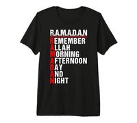 Remember Allah - Ramadan Kareem - Ramadan Mubarak Month 2027 Maglietta Premium