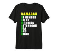 Remember Allah - Ramadan Kareem - Ramadan Mubarak Month 2027 Maglietta Premium