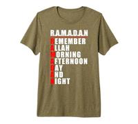 Remember Allah - Ramadan Kareem - Ramadan Mubarak Month 2027 Maglietta Premium