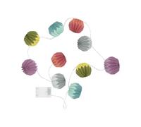 Remember Catena luminosa di carta Yazz - Catena luminosa a LED lunga 150 cm con 10 ornamenti in carta e micro USB