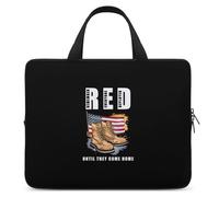 Remember Everyone Deployed Red Friday borsa per laptop custodia protettiva per tablet borsa da trasporto con manico da 17 pollici