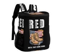 Remember Everyone Deployed RED Friday Cooler Backpack Insulated Ice Chest Bag Lunch Box Zaino per Uomo Donna