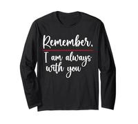 Remember I Am Always with You Friend Tshirt Donna Uomo Camicia Maglia a Manica