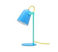 REMEMBER Lampada da tavolo Piet "Blue", altezza 35 cm, in metallo, con testa mobile, altezza 35 cm