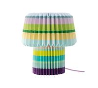 REMEMBER Lampada di carta Anna "Stripes" - Lampada con ombrello pieghevole - 31 cm, ø 30 cm
