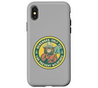 Remember Only You Can Prevent Wildfires Pointing Smokey Bear Custodia per iPhone X/XS