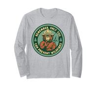 Remember Only You Can Prevent Wildfires Pointing Smokey Bear Maglia a Manica