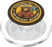 Remember Only You Can Prevent Wildfires Pointing Smokey Bear PopSockets PopGrip per MagSafe