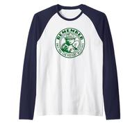 Remember Only You Vintage Smokey Bear Officially Licensed Maglia con Maniche Raglan