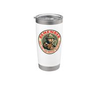 Remember Only You Vintage Smokey Bear Seal Retro Bicchiere termico in acciaio inox doppia parete