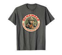 Remember Only You Vintage Smokey Bear Seal Retro Maglietta