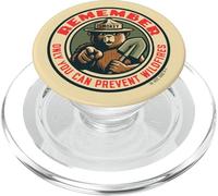 Remember Only You Vintage Smokey Bear Seal Retro PopSockets PopGrip per MagSafe