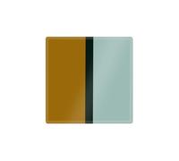 Remember Piatto in vetro da cucina piccolo n. 11 - 21,5 x 21,5 cm - resistente al calore con protezione antiscivolo