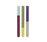 Remember Set di 3 candele Oslo – altezza 26 cm – cera vegana stearina