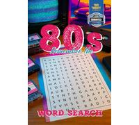 Remember the '80s Word Search: Word Searches with Easy to Read print about the 80's | 6x9 inches, 110 pages | 50+ puzzles. Great for vacations, birthdays, trips.