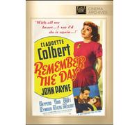 Remember The Day (DVD) Ann E. Todd Anne Revere Claudette Colbert Douglas Croft