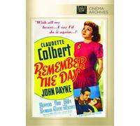 Remember The Day (DVD) Ann E. Todd Anne Revere Claudette Colbert Douglas Croft