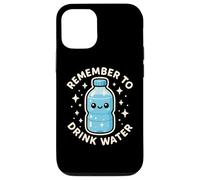 "Remember to Drink Water" Carino Acqua Divertente Umorismo Custodia per iPhone 12/12 Pro
