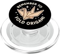 "Remember to Fold Origami" Carino Tema Papercraft PopSockets PopGrip per MagSafe