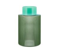 Remember - Vaso in vetro Groove L, colore: Verde