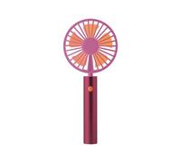 Remember Ventilatore manuale Flow Berry con USB, manico in alluminio a 3 velocità