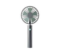REMEMBER Mini ventilatore USB silenzioso - Ventilatore portatile a 3 velocità, con supporto e cinturino da polso - ideale per viaggi, campeggio, ufficio e auto