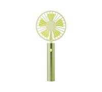 Remember Ventilatore Flow Lime, altezza 22,2 cm, diametro testa ventilatore: 9,7 cm, alluminio/plastica - Ventilatore portatile da tavolo, ventilatore compatto per ufficio, casa o viaggio, mini