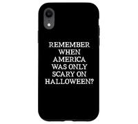 Remember When America Was Only Scary on Halloween Democracy Custodia per iPhone XR