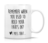 Remember When You Used To Hold Your Farts In Miss That Love Tazze Eleganti Mug Unico Tazza Per Ufficio Cappuccino Tè 330Ml