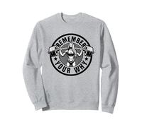 Remember Youw Why Funny Gym Workout Palestra Citazioni Palestra Donna Felpa