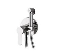 Remer Rubinetterie set miscelatore a incasso con doccetta shut-off tonda cromo
